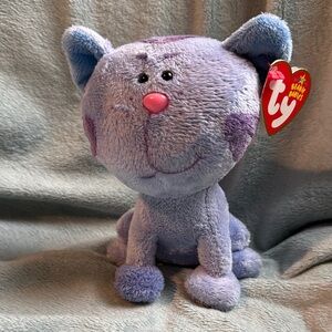 Ty Beanie Babies Blue’s Clues Periwinkle Cat Plush 2005
